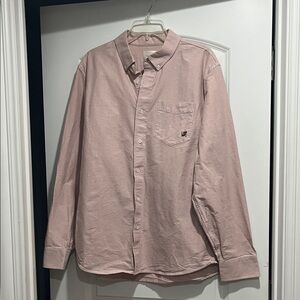 Aime Leon Dore Light Red Casual Button-Down Shirt
